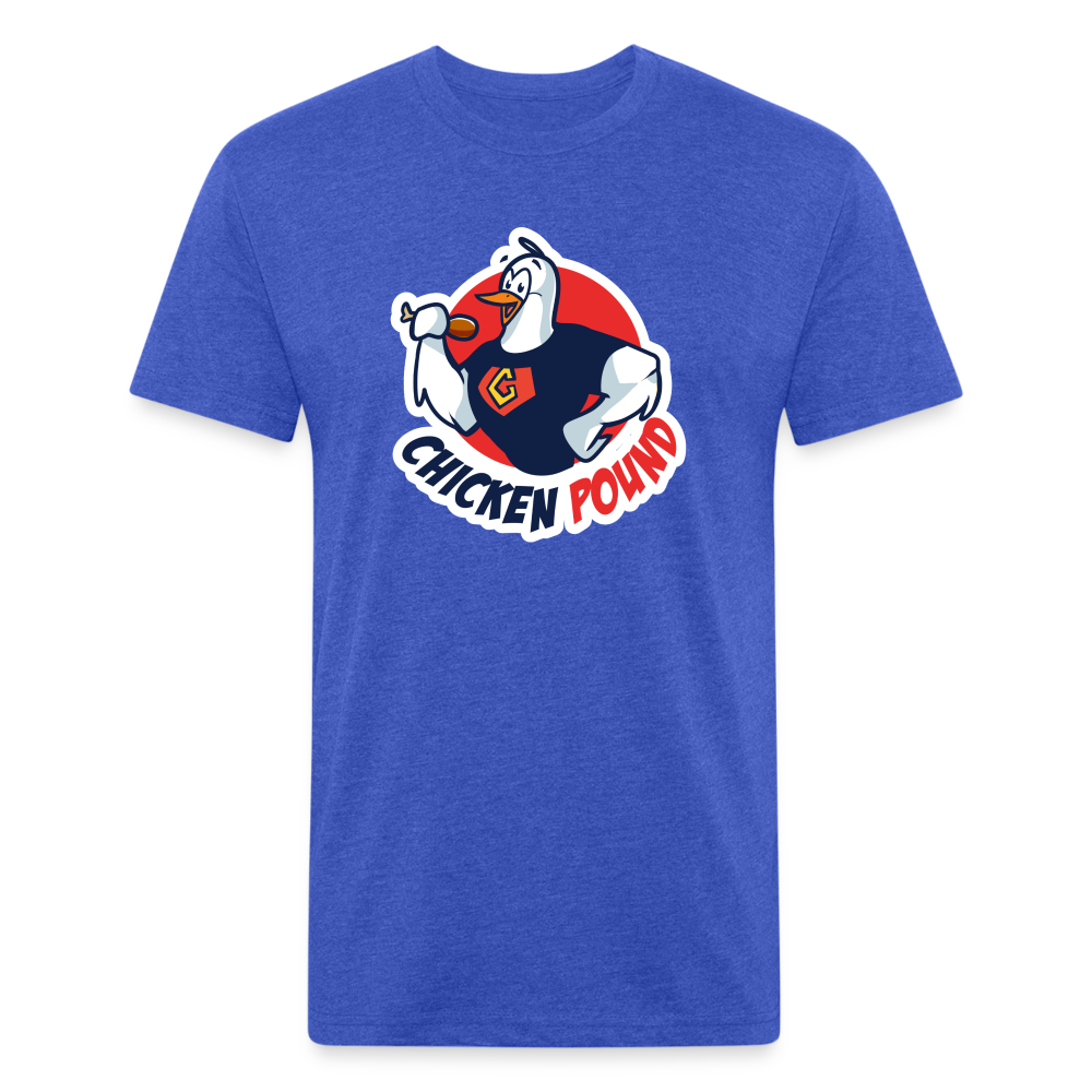 Chicken Pound Logo T-Shirt (Unisex) Next Level - heather royal