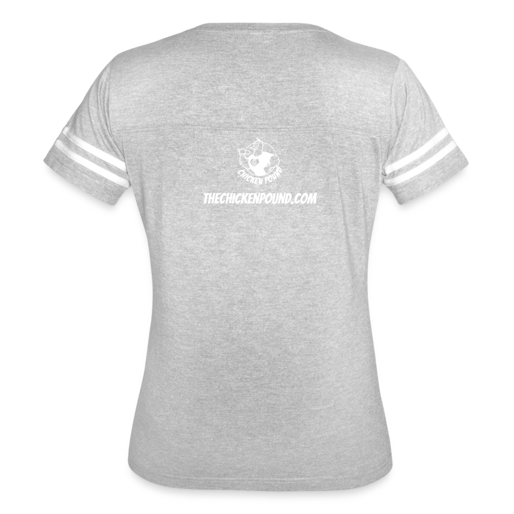 Women’s Vintage Sport T-Shirt - heather gray/white