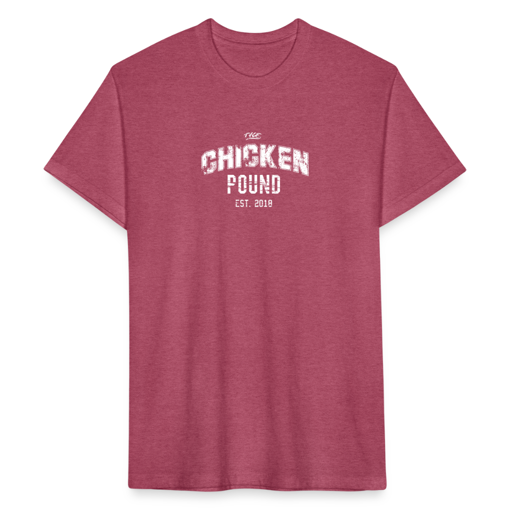 The Chicken Pound (Unisex) Next Level - heather burgundy