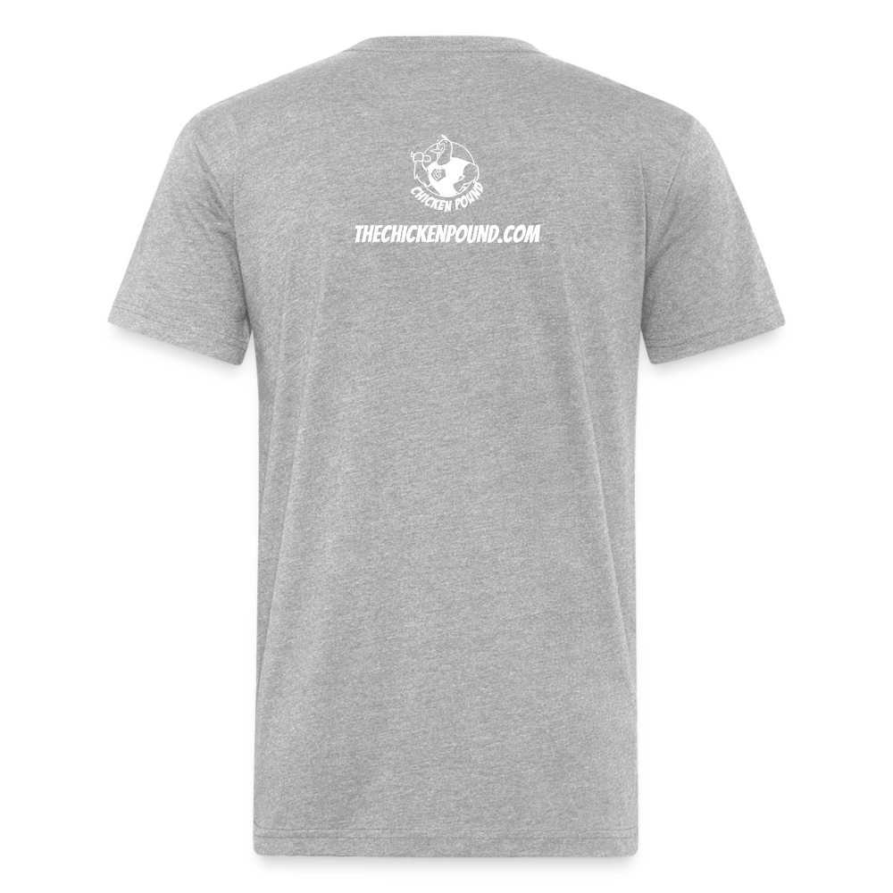 The Chicken Pound (Unisex) Next Level - heather gray