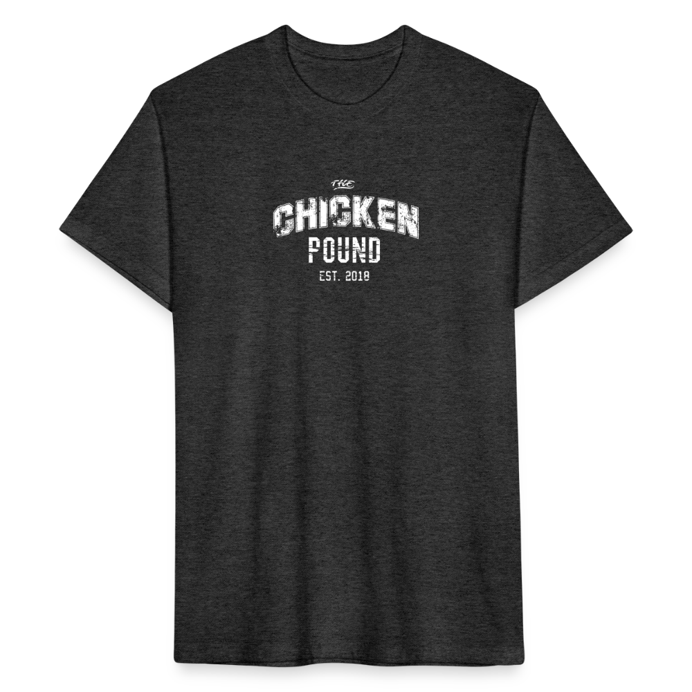 The Chicken Pound (Unisex) Next Level - heather black