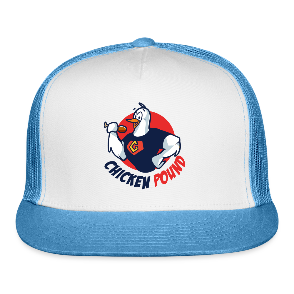 Trucker Cap - white/blue