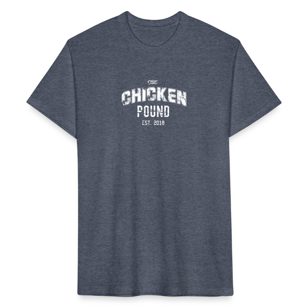 The Chicken Pound (Unisex) Next Level - heather navy