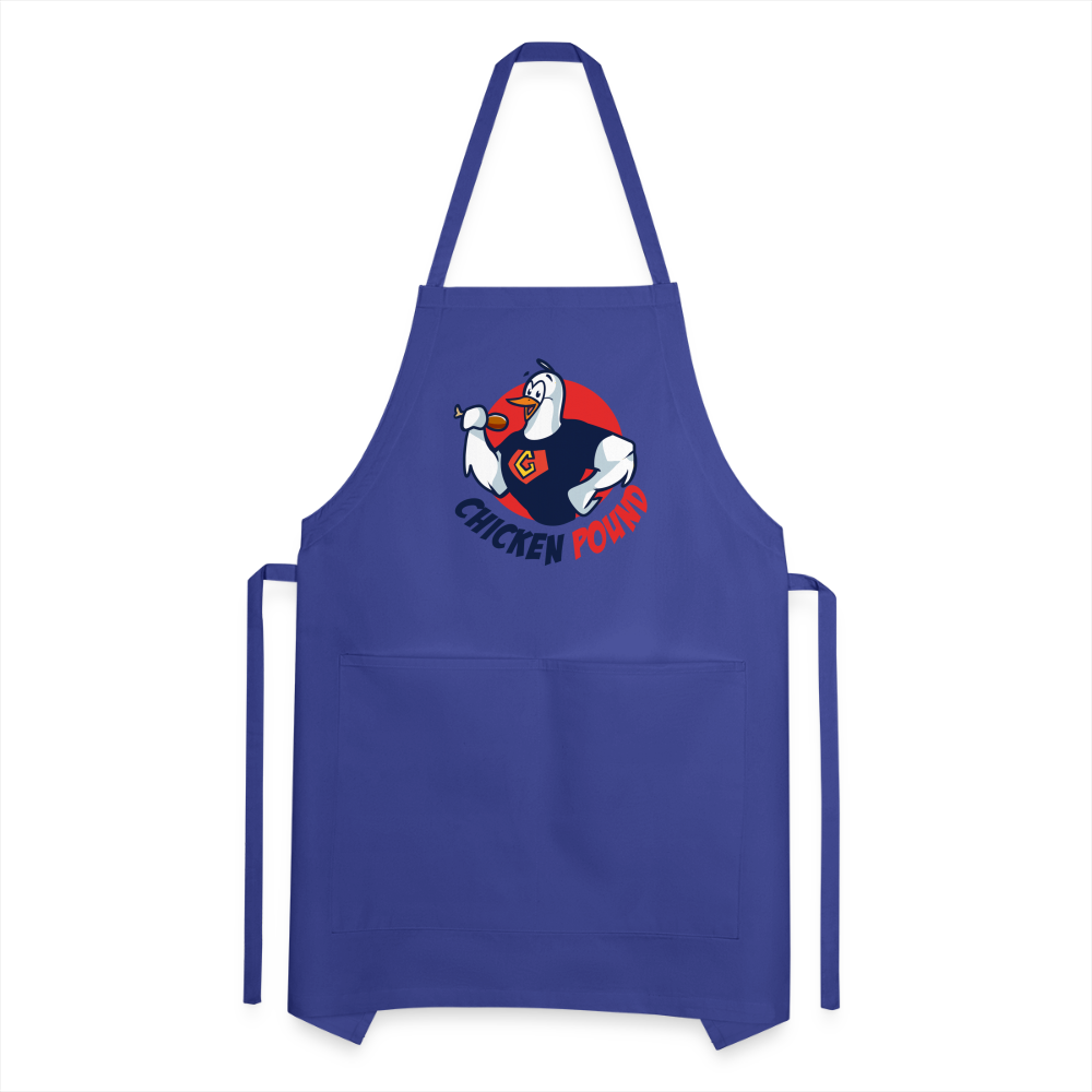 Adjustable Apron - royal blue