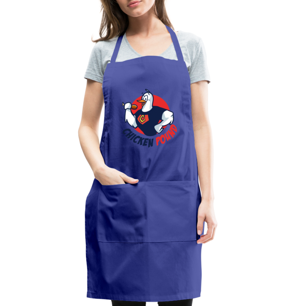 Adjustable Apron - royal blue