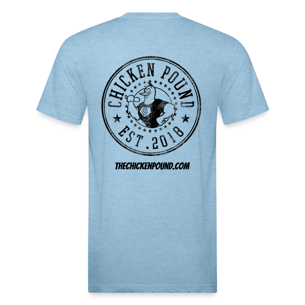 Chicken Champions Est 2018 (Unisex) Next Level - heather blue