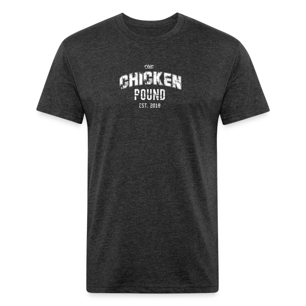 The Chicken Pound (Unisex) Next Level - heather black