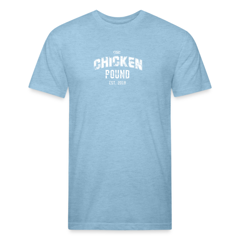 The Chicken Pound (Unisex) Next Level - heather blue