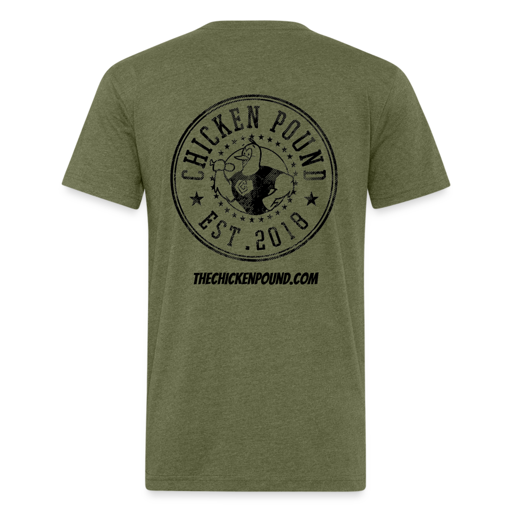 Chicken Champions Est 2018 (Unisex) Next Level - heather military green