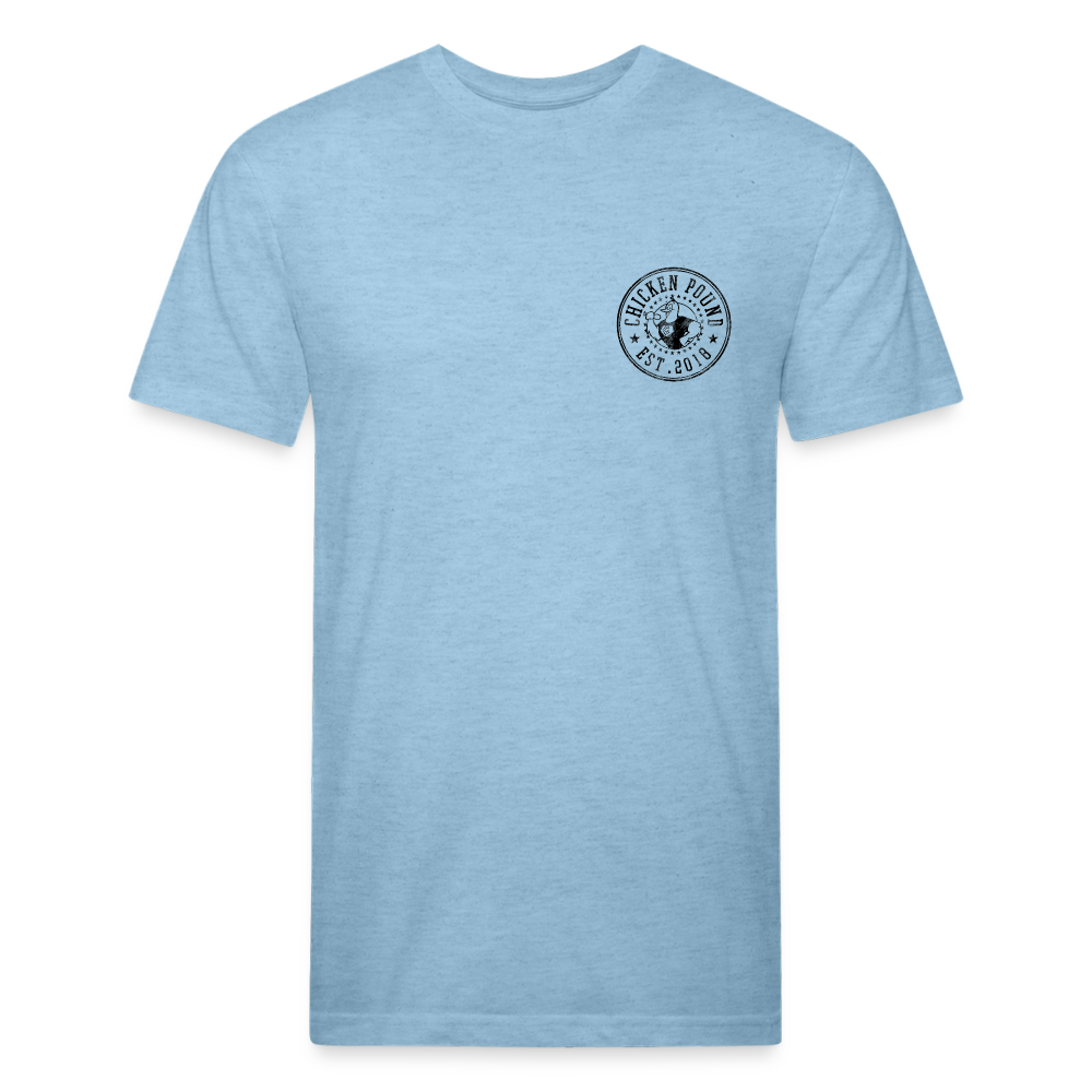 Chicken Champions Est 2018 (Unisex) Next Level - heather blue