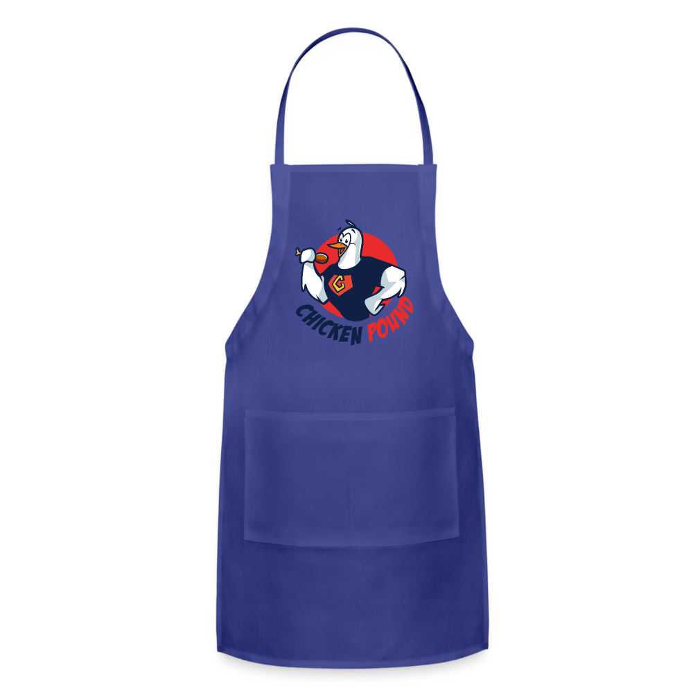 Adjustable Apron - royal blue