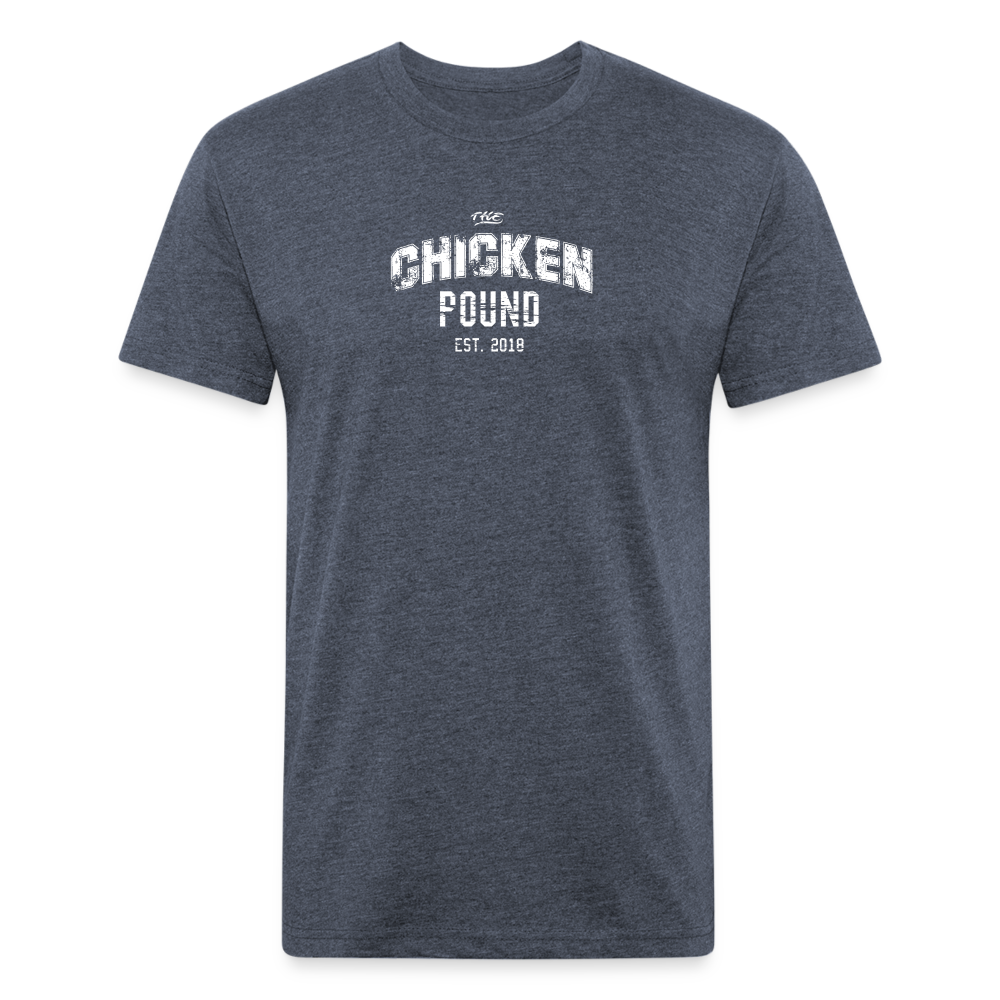 The Chicken Pound (Unisex) Next Level - heather navy