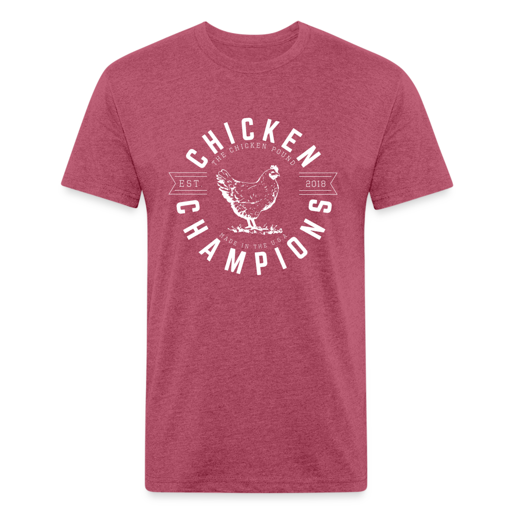 Chicken Champions Next Level - heather burgundy