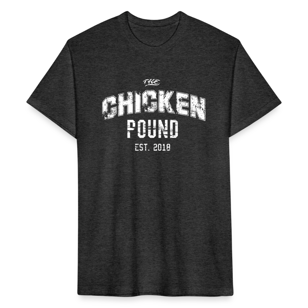 The Chicken Pound (Unisex) Next Level - heather black