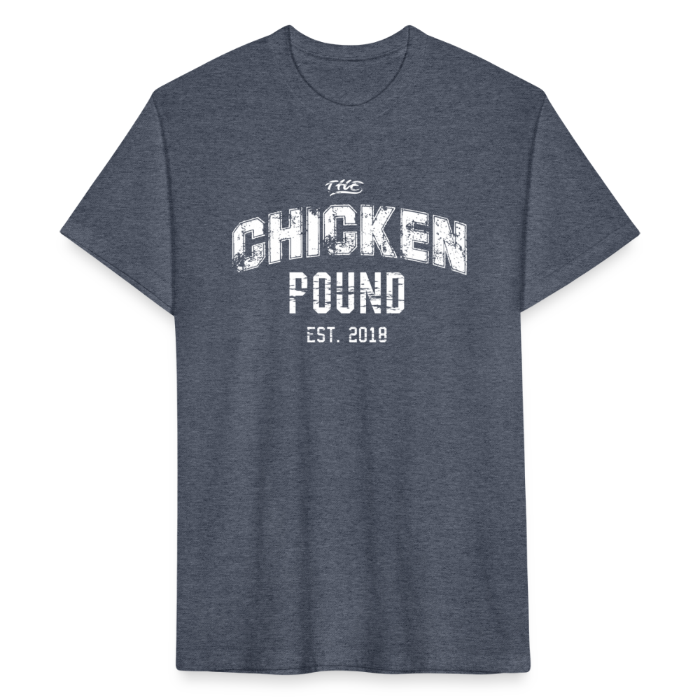 The Chicken Pound (Unisex) Next Level - heather navy