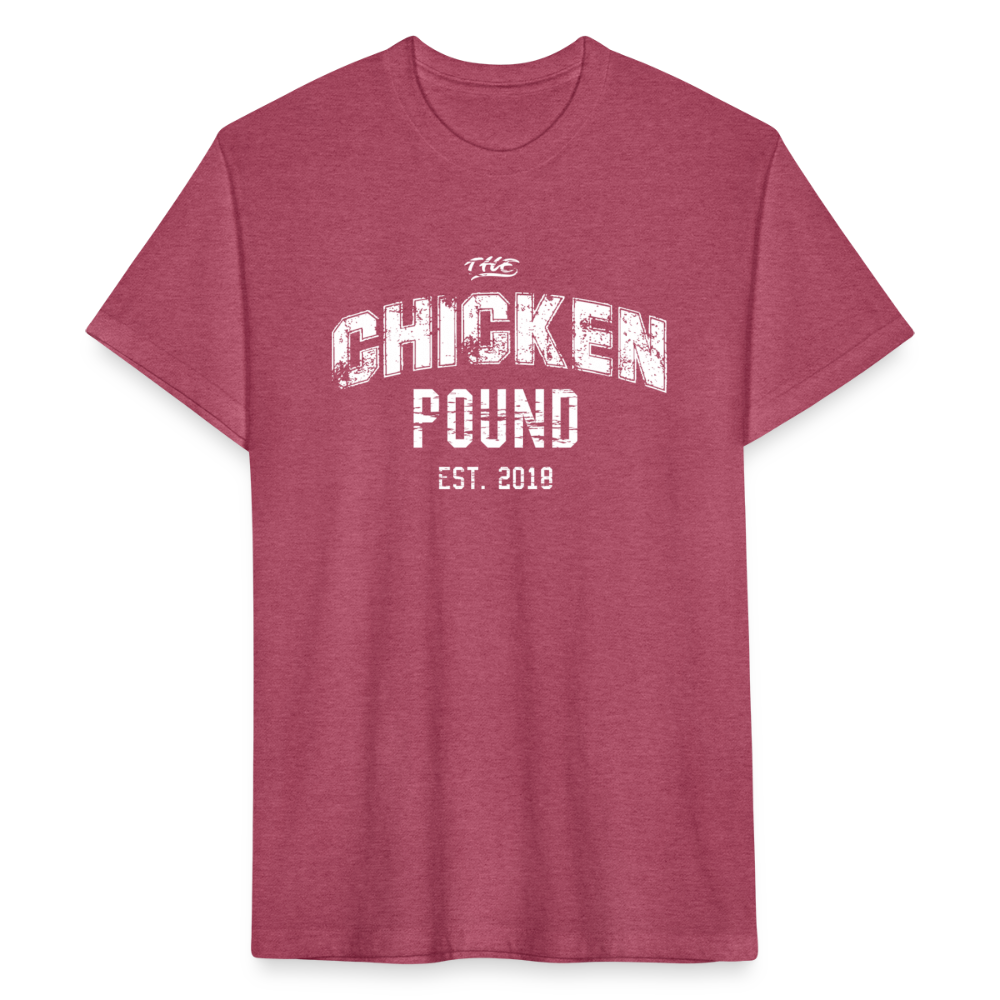 The Chicken Pound (Unisex) Next Level - heather burgundy