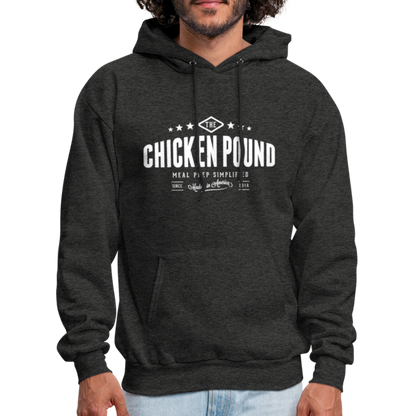 Chicken Pound Hoodie - charcoal grey