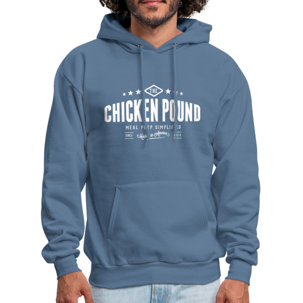 Chicken Pound Hoodie - denim blue