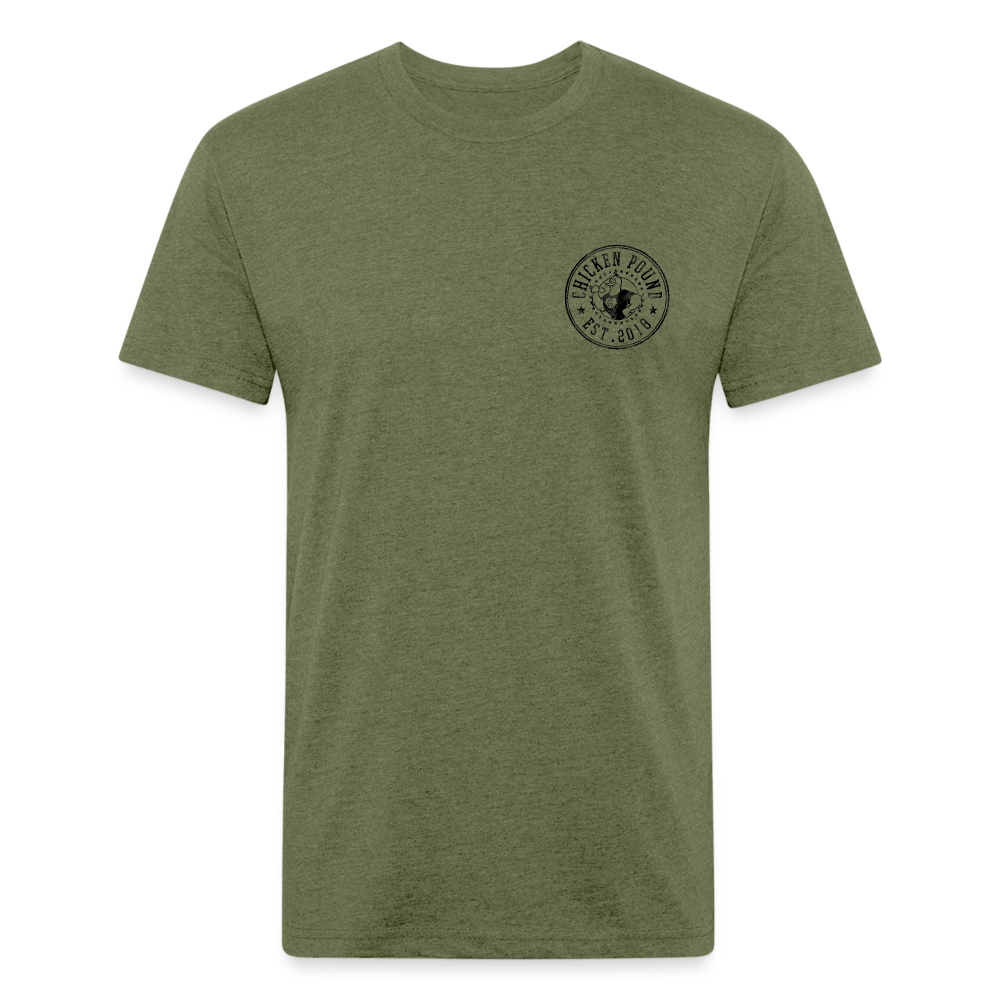 Chicken Champions Est 2018 (Unisex) Next Level - heather military green